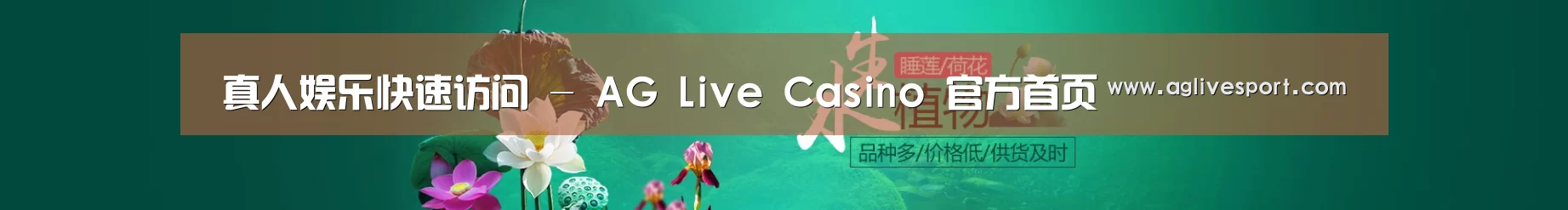 鲜花水草花卉网站模板
